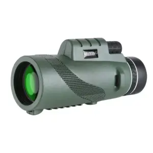 Faith Generic 80x100 High Power Monocular Telescope – Compact Green Monocular for Bird Watching, Hunting & Travel