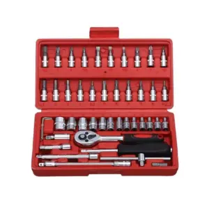 Generic 46pieces Tool Set, Screwdriver & Socket Set, Multi Purpose Combination Tools Set