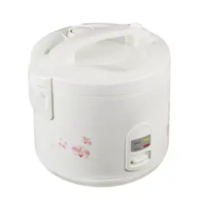 Evoq Rice Cooker Non-Stick Inner Pot White with Floral Design 2.8 Litres  ERC - 28WH