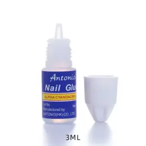 Faith ANTEGU Nail Glue For Artificial Nail Artificial Nail Glue Waterproof Nail Glue For Acrylic nails Professional Nail Art Glue For Fake/False Nails