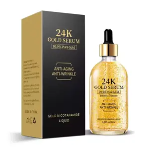 Faith 24K Gold Anti-Wrinkle Serum - Collagen and Hydrating Serum for Face, Anti-Aging Formula to Reduce Fine Lines and Wrinkles for a Plumper Appearance.