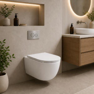 WC Toilet Wall Hung Vortex CH10190LXR Castleware
