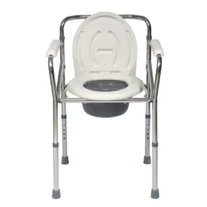 ACare Commode Chair, Without Wheels, MS-894, Durable Comfortable Medical Toilet Support