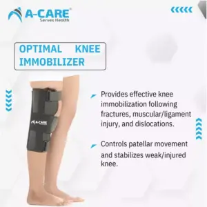 A-Care ACare Knee Brace Short Type X-Large, Strong Support, Easy to Wear Design KS-6002-XL (EX-E)