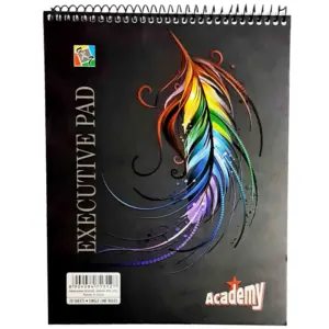 Academy Writing Pad Top Spiral  9 X 7inches 70 Sheets P06452