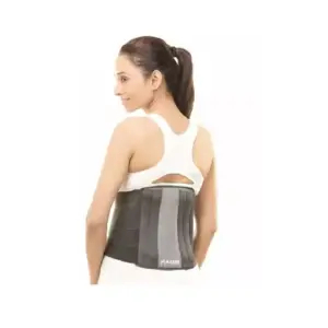 A-Care ACare Lumbo-Sacral Support Contoured Large, Back Pain Relief, Comfortable Fit LS-4001-L (EX-E)