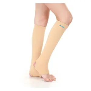 A-Care ACare Varicose Vein Stocking Below Knee, Medium, AS-7005, Compression Leg Support for Circulation Improvement