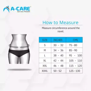 A-Care ACare Abdominal Corset XXL, Post-Surgery Support, Adjustable Fit AB-2005-XXL (EX-E)