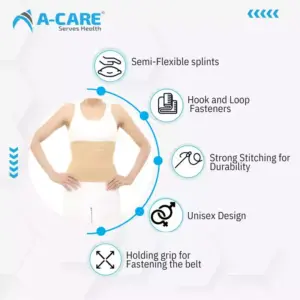 A-Care ACare Abdominal Corset XXXL, Comfortable, Strong Abdominal Support AB-2005-XXXL (EX-E)