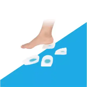A-Care ACare Silicon Heel Cup Large, Orthopedic Design, Relieves Heel Pain FC-1402-L (EX-E) (1 Pair)