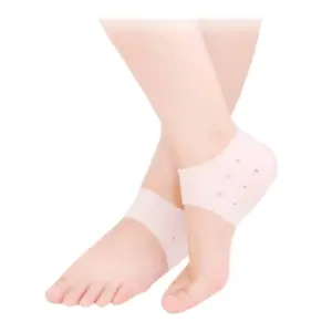 A-Care ACare Silicone Heel Pad, Universal Size, FC-1403, Shock Absorbing Foot Support Cushion (1 Pair)