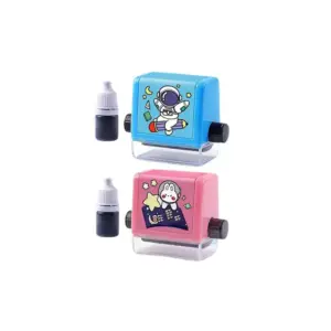Faith Addition and Subtraction Teaching Stamps for Kids Double-Head Roller Math Stamp Roll Within 100 Teaching Digital Stamp