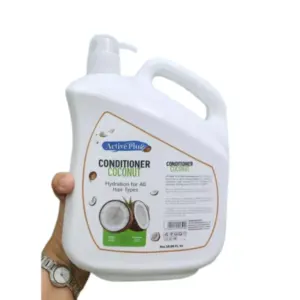 Active Plus Coconut Conditioner 4.5L - Nourishes, Strengthens, and Adds Shine with the Power of Pure Coconut.