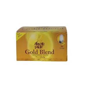 African Pride Gold Blend Tea 100gm 50 Tea Bags AP011 (Pack of 12)