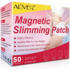 Faith ALIVER Magnetic Slimming Patch (50 PCS), Weight Loss Sticker, Fat Burning Abdominal Fat Away Sticker, for Shaping Waist, Abdomen and Buttocks