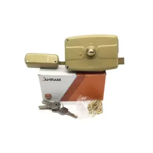 Ahram Security Ahram Gate Lock (Rim Lock) with 4 Computerized Keys