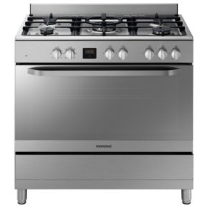 Samsung Cooker NY90T5010SS/FA 95L Electric Oven with 5 Gas Burner with Triple Flame Work Plate