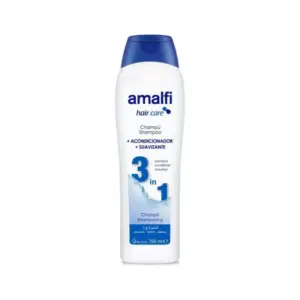 Amalfi Hair Care Shampoo 3in1 Shampoo, Conditioner, Smoother 750ml 3371