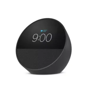 Amazon Echo Spot Smart Speaker Alarm Clock with Alexa Black V2024
