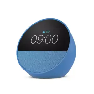 Amazon Echo Spot Smart Speaker Alarm Clock with Alexa Ocean Blue V2024