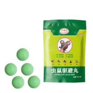 Faith AMZLORD Rodent Repellent Long-Lasting and Eco-Friendly Natural Mouse Repellent Balls Designed to Keep Mice and Rats Away. Safe for Use Around and Children, Perfect for Outdoor Environments.