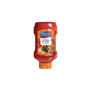 American Garden Tomato Ketchup Squeeze, US Classic, Gluten Free, Vegan 567g (Pack of 12)