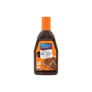 American Garden BBQ Sauce Original, US Classic, Gluten Free 510g (Pack of 12)