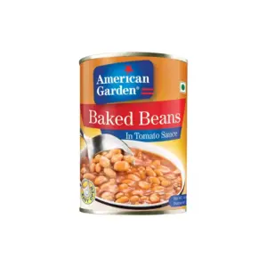 American Garden Baked Beans in Tomato Sauce, Gluten Free, Vegan 420g (Pack of 24)