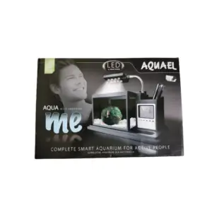 Aquael Aqua Me LED Lighting Mini Betta Tank With Time for Office Table