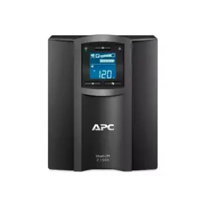 APC Smart Line Interactive UPS 1500VA, Tower, 230V with 8x IEC C13 Outlets, SmartConnect Port, USB & Serial, AVR, Graphic LCD SMC1500IC