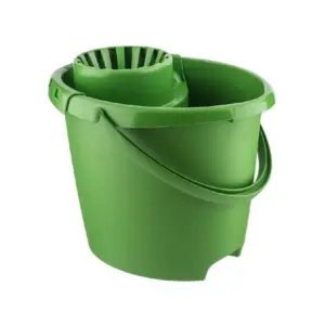 Arix Eco Green Bucket with Wringer, Cleaning Bucket, Plasic Bucket TK676 Pack of 2
