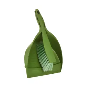 Tonkita Eco Set Brush & Dustpan Green TK677 (Pack oof 12Pcs)