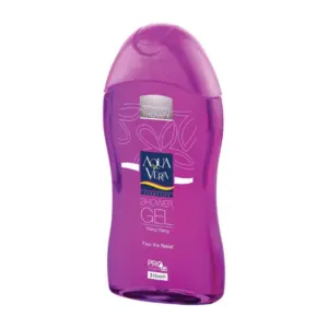 Aqua Vera Shower Gel Ylang Ylang, Skin Friendly Solutions, Herbal Extracts, Pro-Vitamin B5 315ml