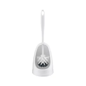 Arix Toilet Set Brush with Container, Hygienic and Compact, Easy to Clean TK0682 Pack of 2