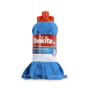 Tonkita Microfiber Antibacterial Mop, Mop with Ultra-Cleaning and Absorbent Microfibers, Suitable for All Types of Floors TK020 Pack of 2