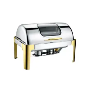 Aardee Avino Chaffing Dish 9L With Glass Window Single