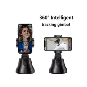 Faith Smart Shooting Selfie Stand Tracking Holder 360 Rotation Motion Tracker, Smart Shooting Phone Tracking Holder, Gimbal Stabilizer Tripod for Live, Vlog, Streaming, Video Chat