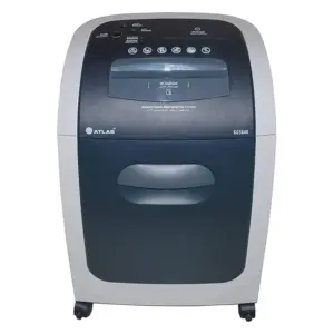 ATLAS Cross Cut Paper Shredder, 4x44mm, Heavy-Duty Design with Auto/Stop Reverse Mode to Clear Jams, Solid Steel Cutting Blades CC1840