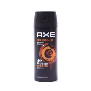 Axe Deodorant Body Spray Dark Temptation 150ml Lasts 48 Hrs, Long Lasting Odor Protection 32024953 (Pack of 3)
