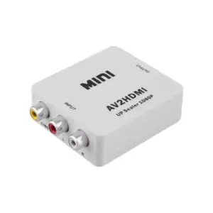 Generic AV to HDMI Converter, Up Scaler 1080p AV2HDMI
