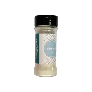 Bagamoyo Sea Salt Bagamoyo Fine Sea Salt 100g Shaker, Sea Salt, Iodized, Made in Tanzania