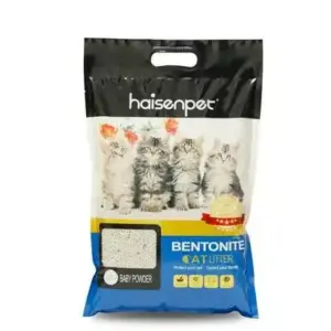 Haisenpet Cat Litter Ball Shape Bentonite 10L(8kg) Baby Powder Scent