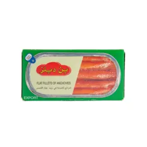 Generic Ben Dels Flat Anchovies Fillets 43g (Pack of 50pcs)