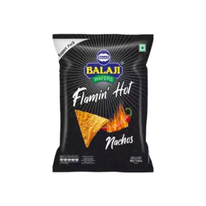 Balaji Amaize Flamin Hot Nachos 140g (Pack of 24pcs)