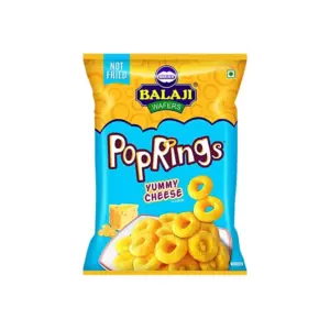 Balaji Pop Rings Yummy Cheese 65g (Pack of 48pcs)