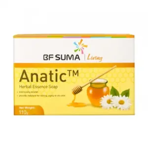 BF Suma Anatic Herbal Essence Soap 110g Suma Living, Sabuni Ya Anatic, Provides Moisture for Itching, Aging, Dry Skin, Intensively Nourish, AP024E
