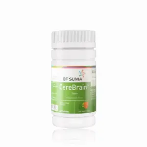 BF Suma CereBrain Tablets 60/Bottle for Cardiovascular Health, Prevent Brain Dysfunctions, Improves Blood Circulation, Dietary Supplement, AP077E
