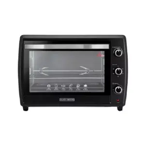 ​​Black & Decker Electric Double Glass Multifunction Toaster Oven 66L 2200W Black TRO70RDG-B5