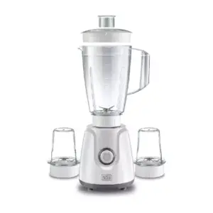 Black & Decker Blender 400W with 2 Grinder Mills, Powerful & Versatile BX4000-B5