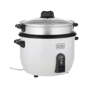 Black & Decker Non-Stick Rice Cooker 2.8L, Large Capacity & Easy Clean RC2850-B5
